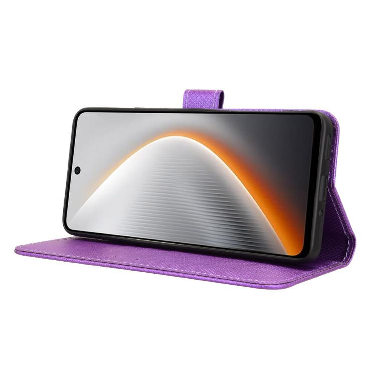 For Tecno Pova 7 5G Diamond Texture Leather Phone Case