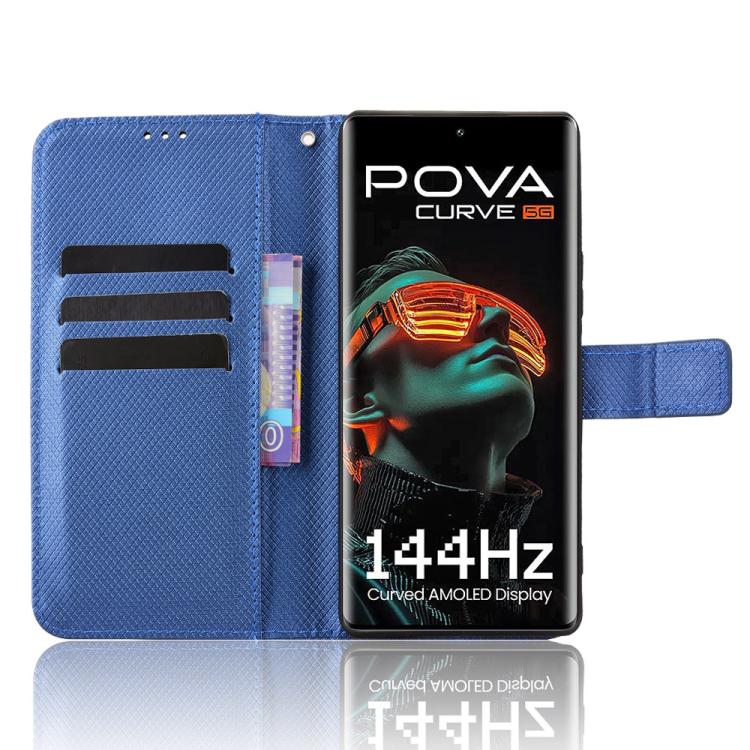 For Tecno Pova Curve 5G Diamond Texture Leather Phone Case