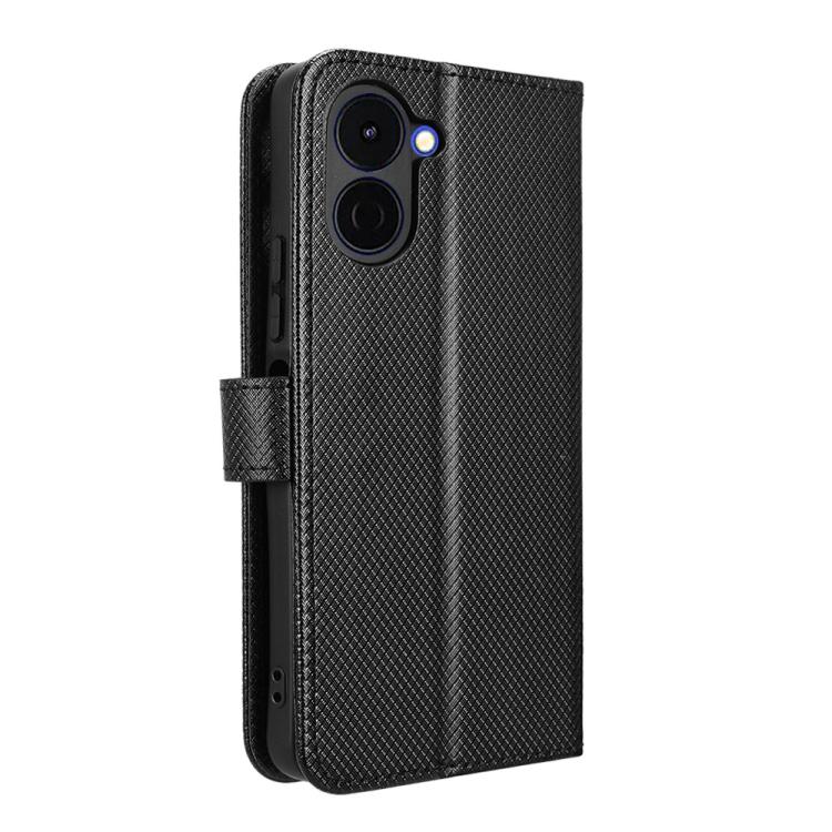 For Tenco Spark Go 3 Diamond Texture Leather Phone Case