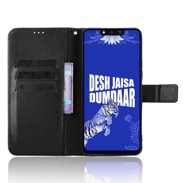 For Tenco Spark Go 3 Diamond Texture Leather Phone Case