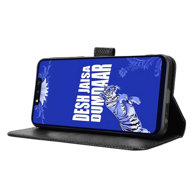 For Tenco Spark Go 3 Diamond Texture Leather Phone Case