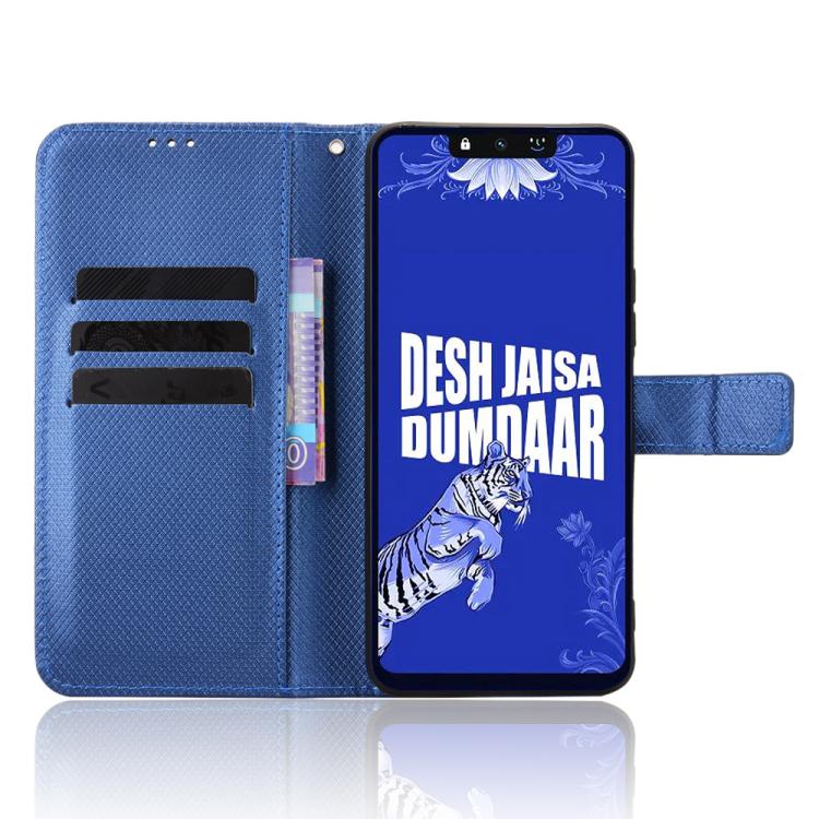 For Tenco Spark Go 3 Diamond Texture Leather Phone Case