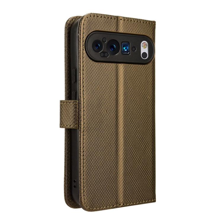 For Google Pixel 9 Pro Diamond Texture Leather Phone Case
