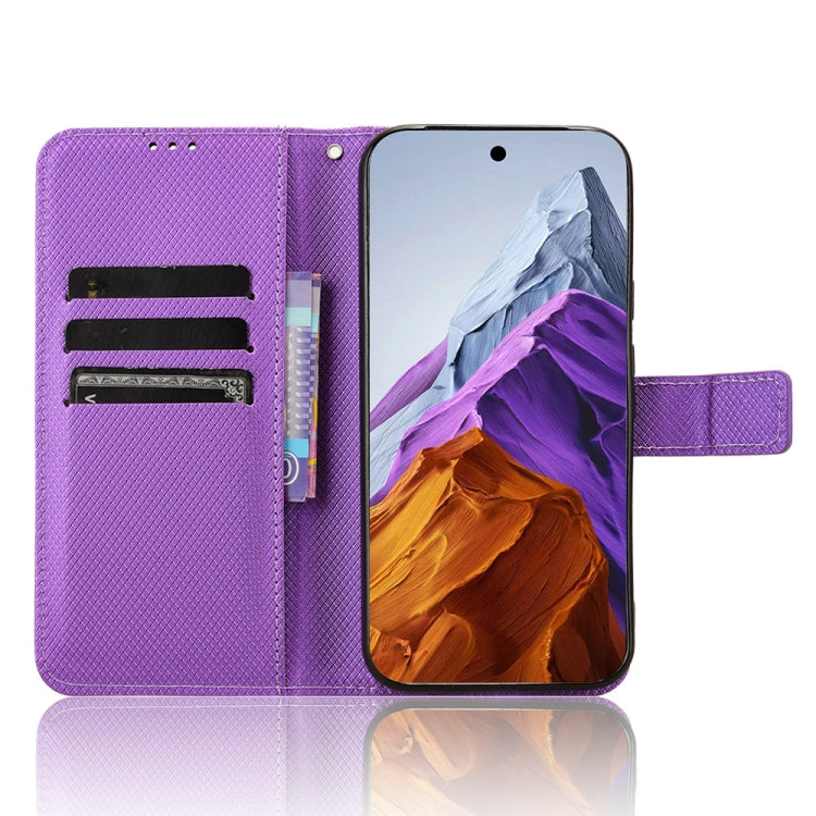For Google Pixel 9 Diamond Texture Leather Phone Case