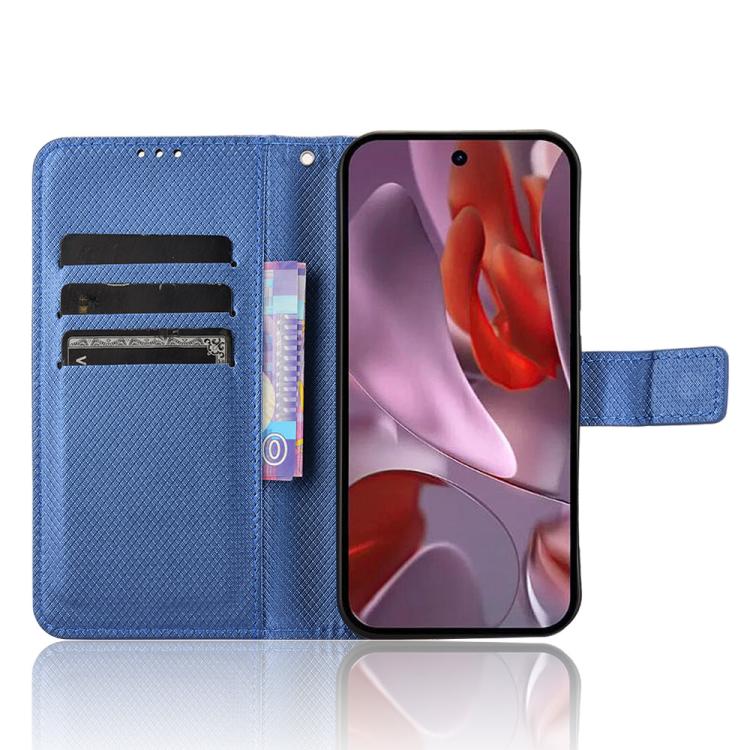 For Google Pixel 9a Diamond Texture Leather Phone Case