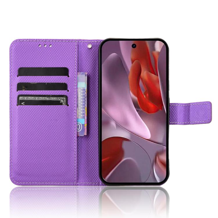 For Google Pixel 9a Diamond Texture Leather Phone Case
