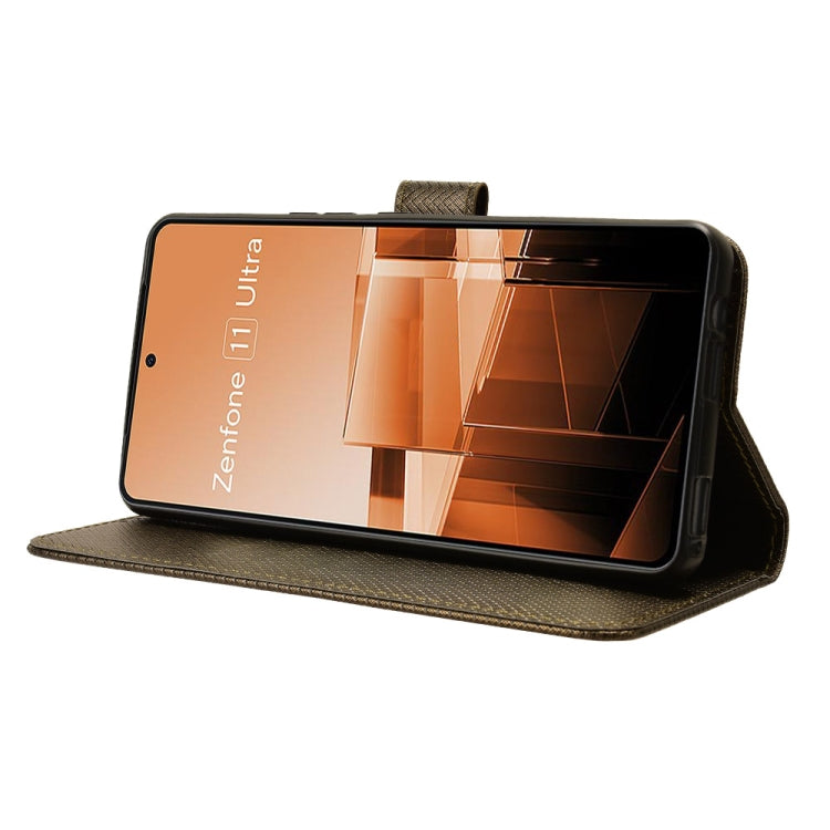 For Asus Zenfone 11 Ultra Diamond Texture Leather Phone Case