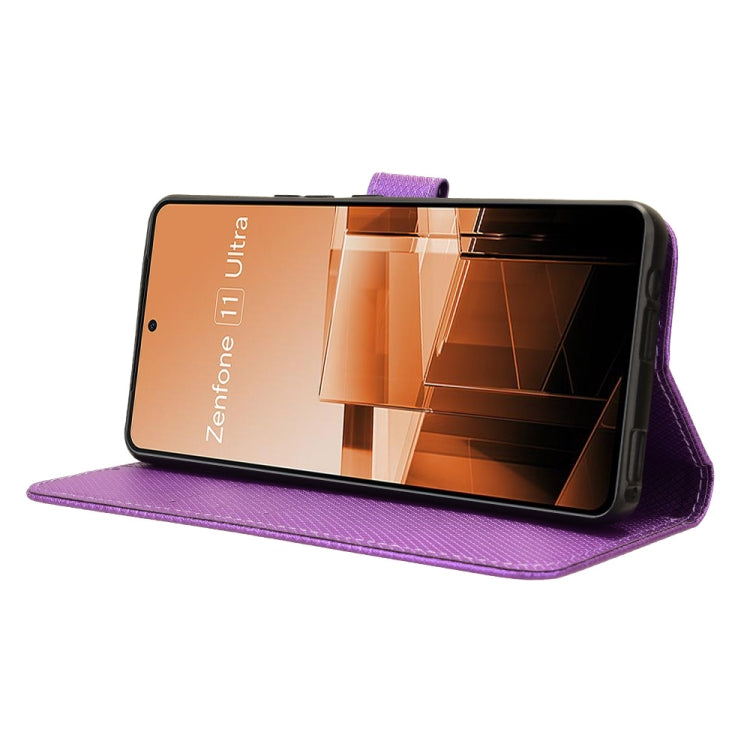 For Asus Zenfone 11 Ultra Diamond Texture Leather Phone Case