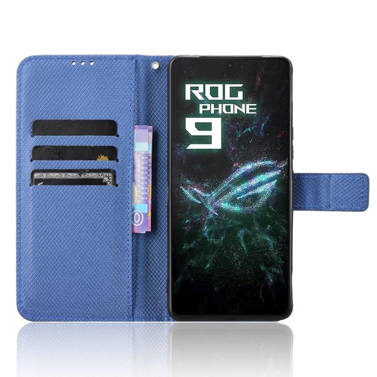 For ASUS ROG Phone 9 / 9 Pro Diamond Texture Leather Phone Case