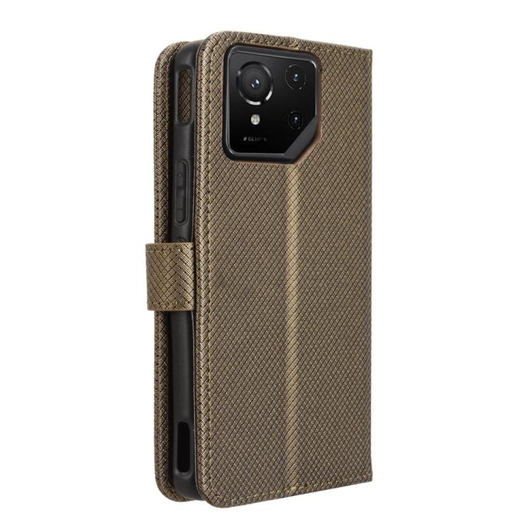 For ASUS ROG Phone 9 / 9 Pro Diamond Texture Leather Phone Case