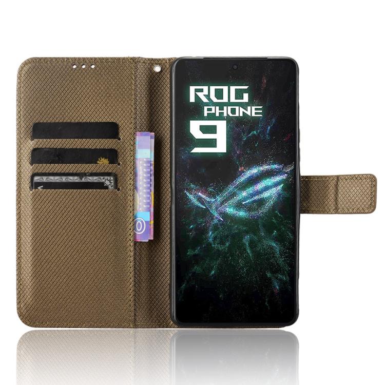 For ASUS ROG Phone 9 / 9 Pro Diamond Texture Leather Phone Case