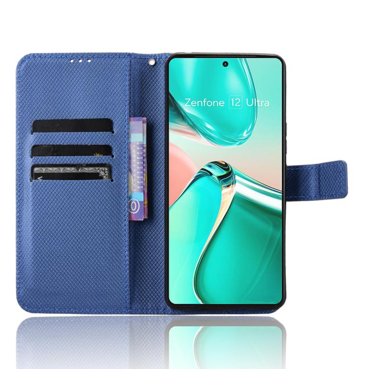 For ASUS Zenfone 12 Ultra Diamond Texture Leather Phone Case