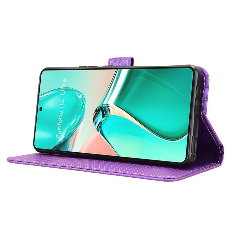 For ASUS Zenfone 12 Ultra Diamond Texture Leather Phone Case