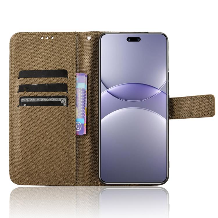 For Huawei nova 13 Pro 5G Diamond Texture Leather Phone Case