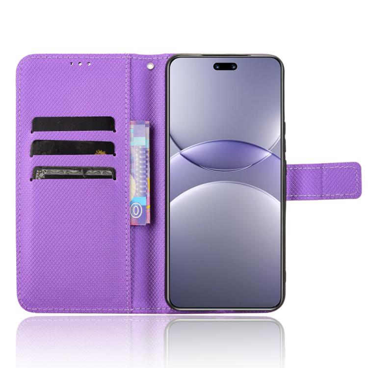 For Huawei nova 13 Pro 5G Diamond Texture Leather Phone Case