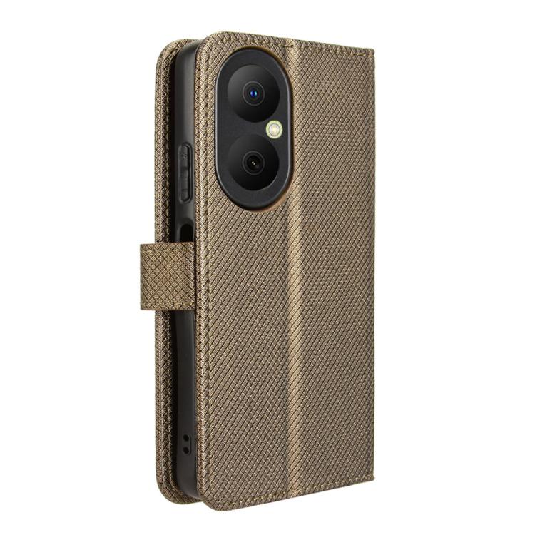 For Huawei Enjoy 80 4G / nova Y73 4G Diamond Texture Leather Phone Case