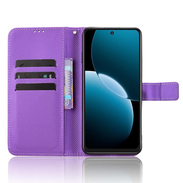For Huawei Enjoy 80 4G / nova Y73 4G Diamond Texture Leather Phone Case
