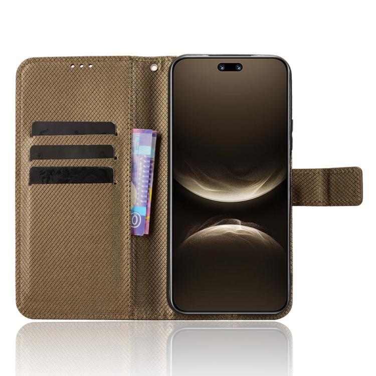 For Huawei nova 14 5G Diamond Texture Leather Phone Case