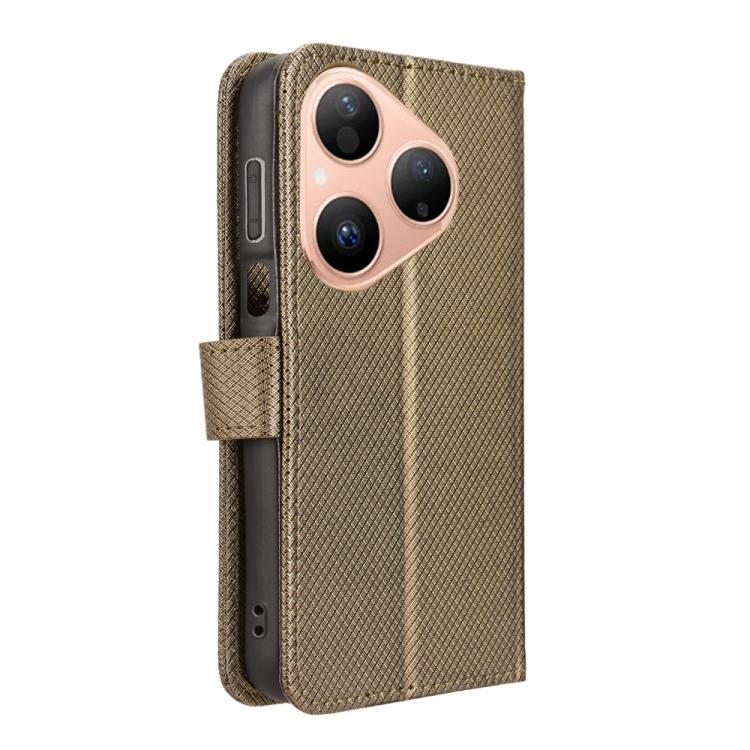 For Huawei Pura 80 5G Diamond Texture Leather Phone Case