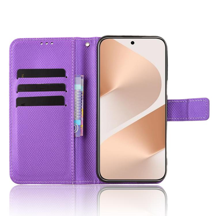 For Huawei Pura 80 5G Diamond Texture Leather Phone Case