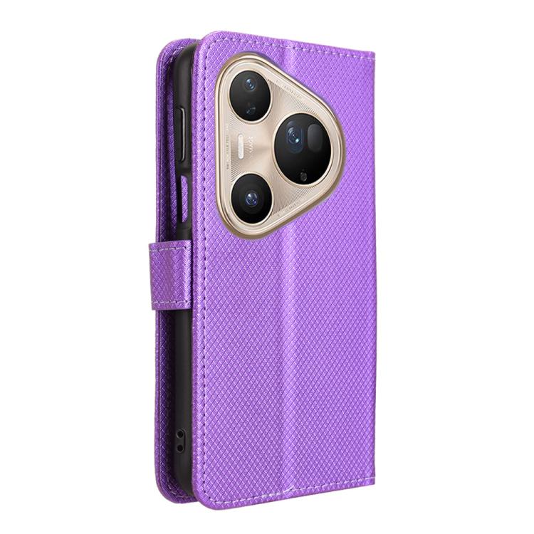 For Huawei Pura 80 Ultra 5G Diamond Texture Leather Phone Case
