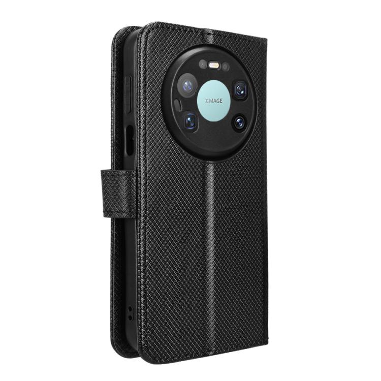 For Huawei Mate 80 Pro Max Diamond Texture Leather Phone Case