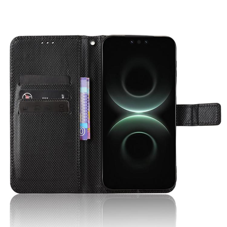 For Huawei Mate 80 Pro Max Diamond Texture Leather Phone Case