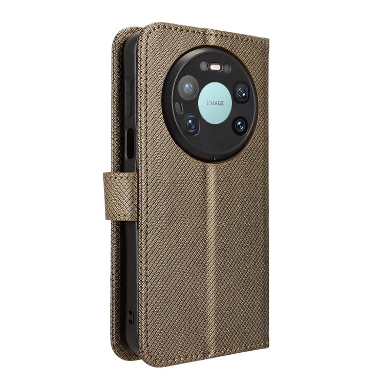 For Huawei Mate 80 Pro Max Diamond Texture Leather Phone Case