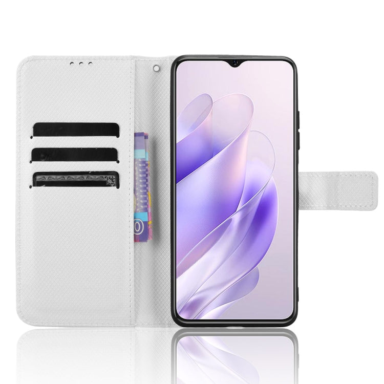 For Oukitel C37 Diamond Texture Leather Phone Case
