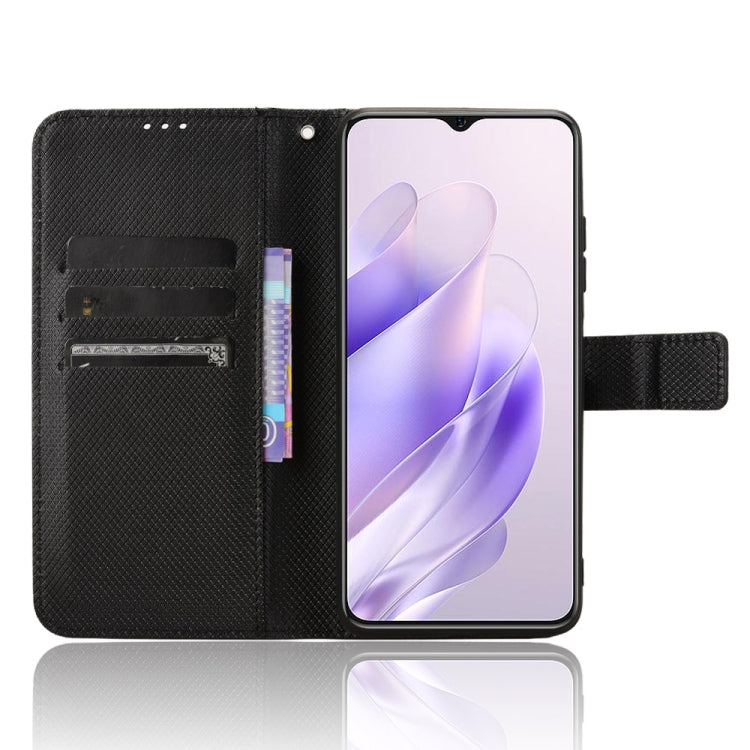 For Oukitel C37 Diamond Texture Leather Phone Case