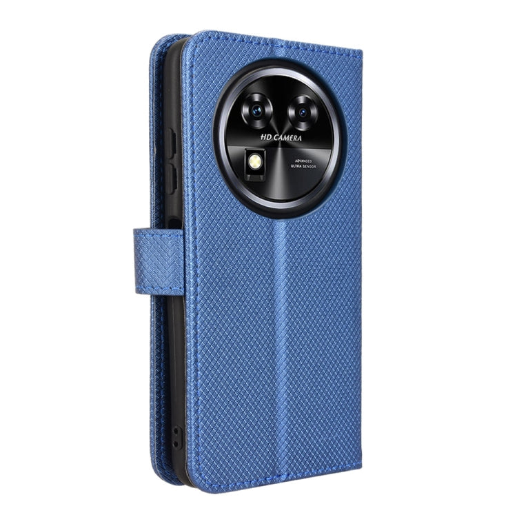 For Oukitel C37 Diamond Texture Leather Phone Case