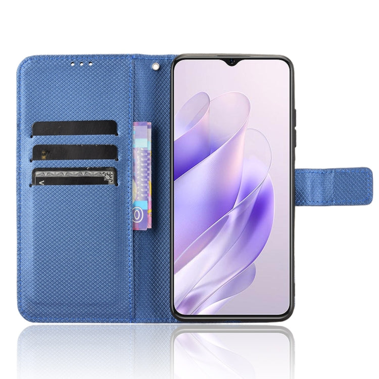 For Oukitel C37 Diamond Texture Leather Phone Case