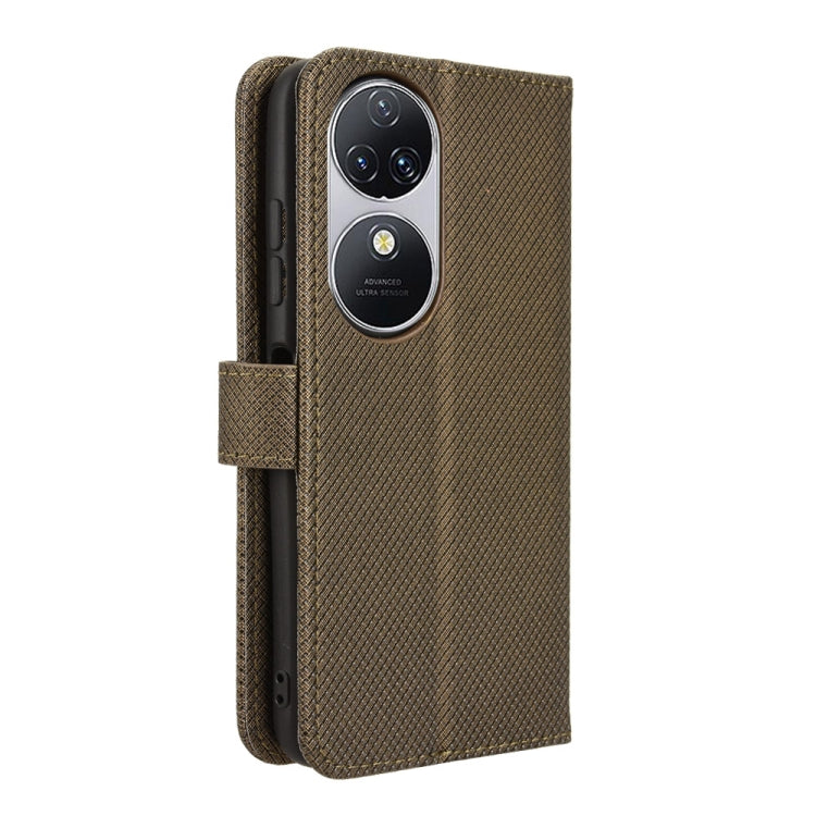 For Oukitel C38 Diamond Texture Leather Phone Case
