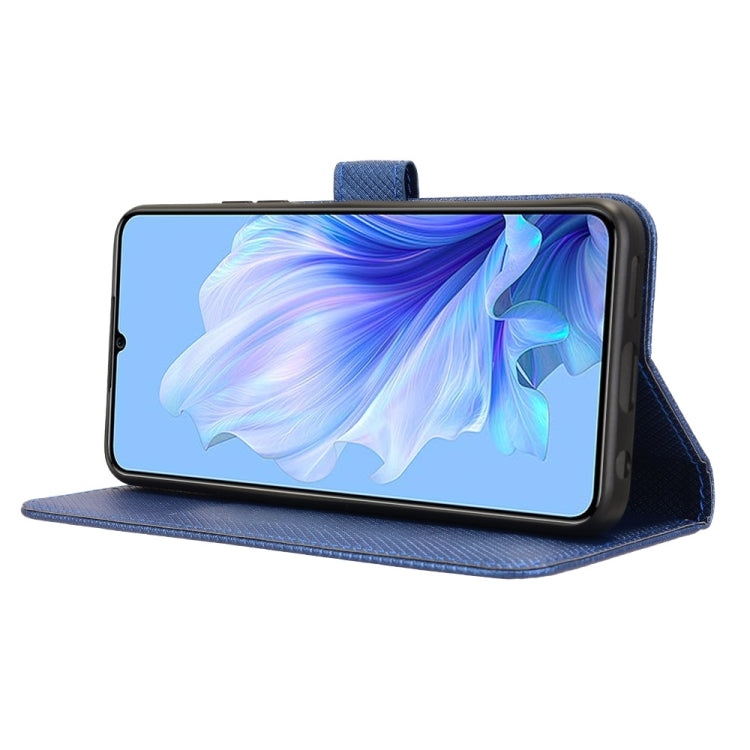 For Oukitel C50 Diamond Texture Leather Phone Case