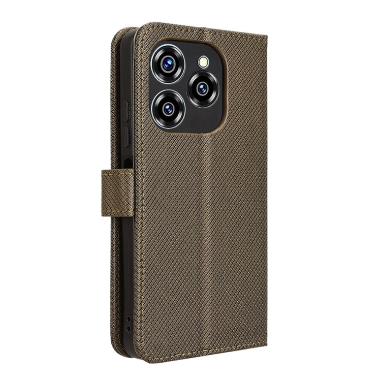 For Oukitel C50 Diamond Texture Leather Phone Case