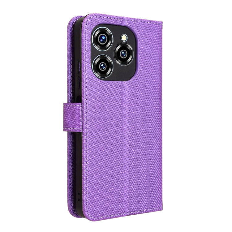 For Oukitel C50 Diamond Texture Leather Phone Case