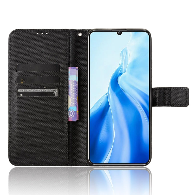 For Oukitel C51 Diamond Texture Leather Phone Case