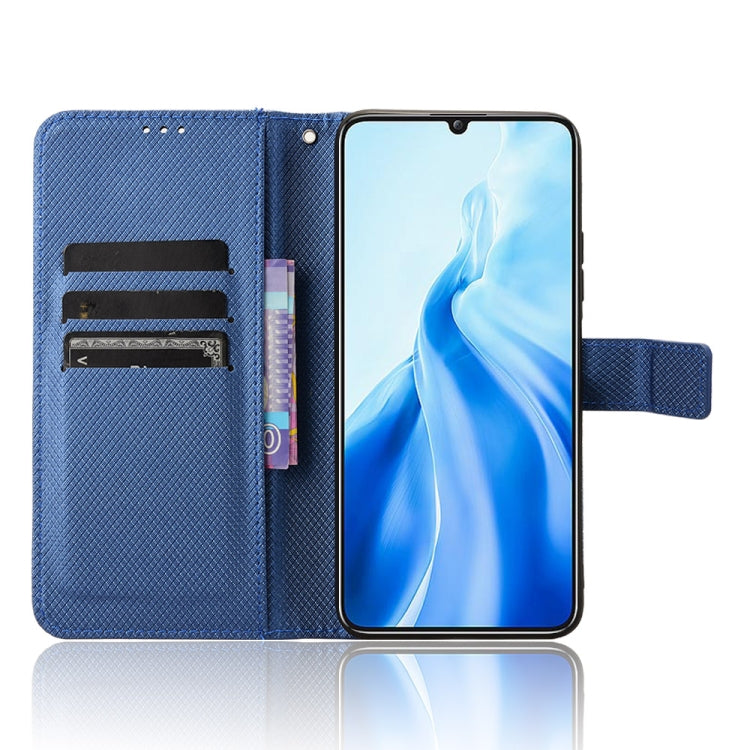 For Oukitel C51 Diamond Texture Leather Phone Case