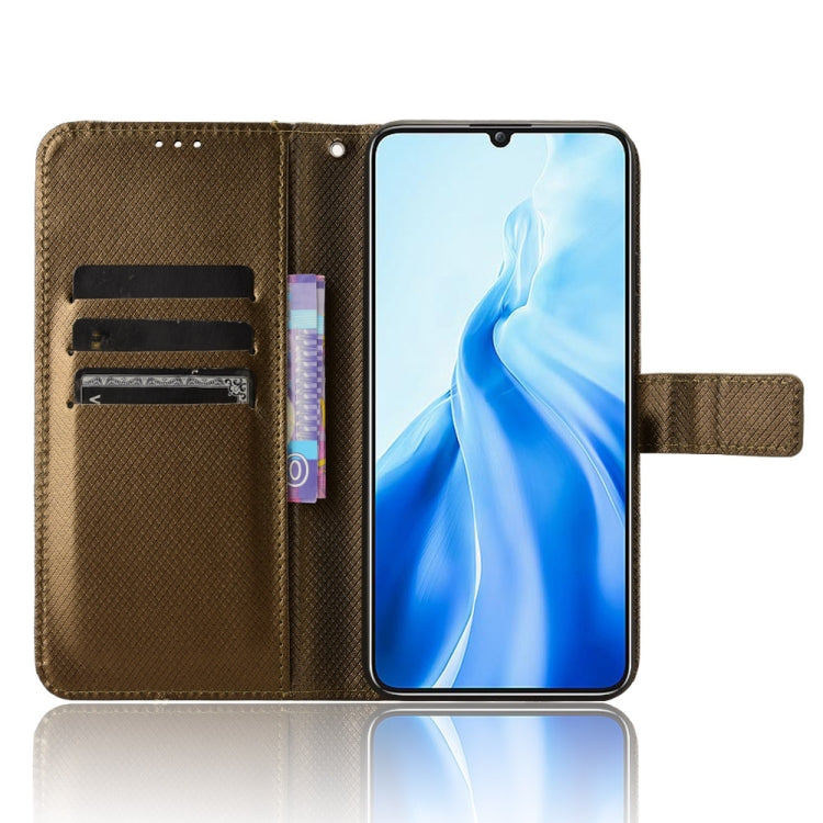For Oukitel C51 Diamond Texture Leather Phone Case