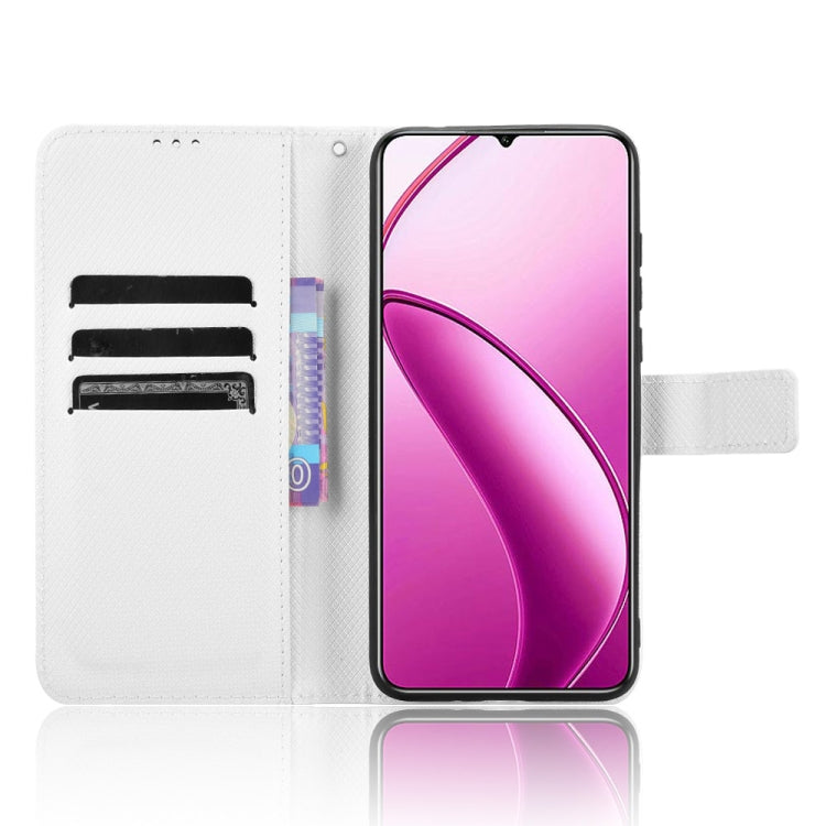 For Oukitel C53 Diamond Texture Leather Phone Case