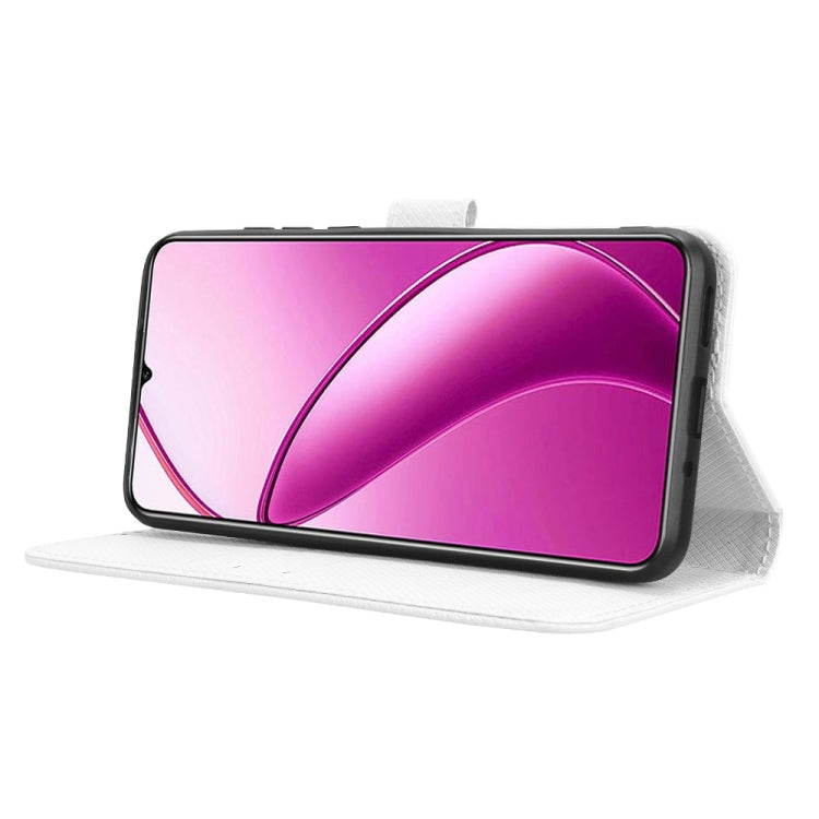 For Oukitel C53 Diamond Texture Leather Phone Case