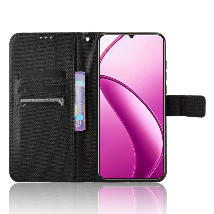 For Oukitel C53 Diamond Texture Leather Phone Case