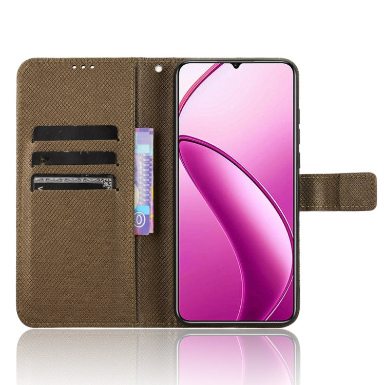 For Oukitel C53 Diamond Texture Leather Phone Case