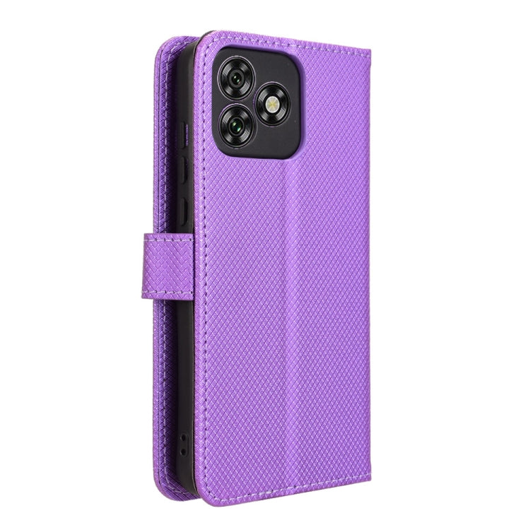 For Oukitel C53 Diamond Texture Leather Phone Case