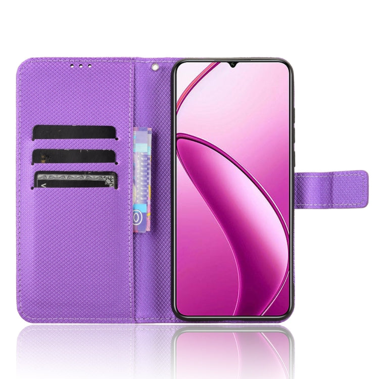 For Oukitel C53 Diamond Texture Leather Phone Case