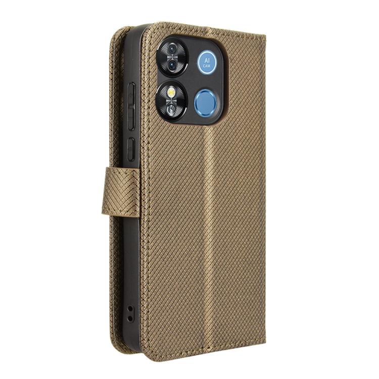 For Oukitel C57S Diamond Texture Leather Phone Case