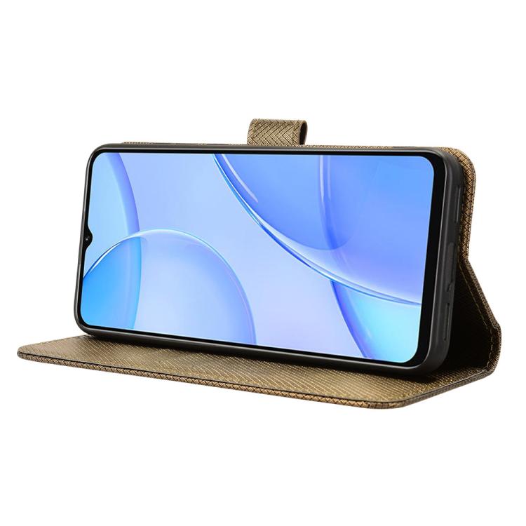 For Oukitel C57S Diamond Texture Leather Phone Case