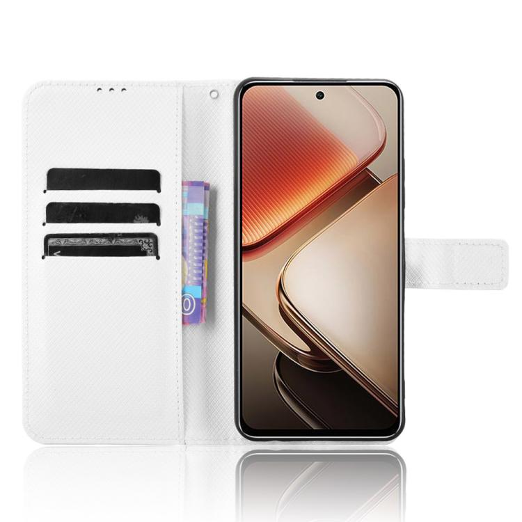 For Oukitel C58 / C58 Pro Diamond Texture Leather Phone Case