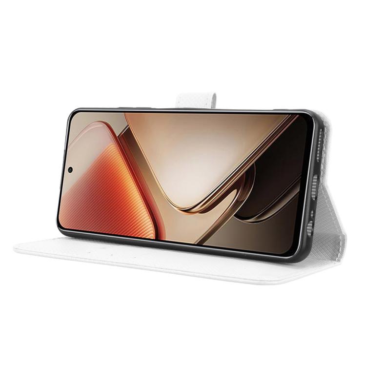 For Oukitel C58 / C58 Pro Diamond Texture Leather Phone Case