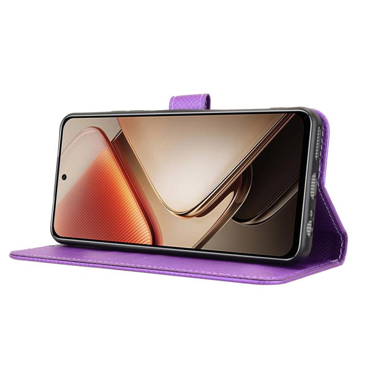 For Oukitel C58 / C58 Pro Diamond Texture Leather Phone Case